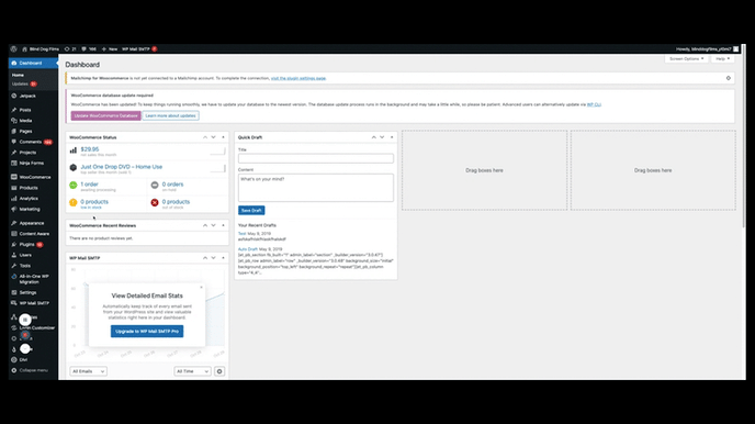 2. Adding code to WP-high