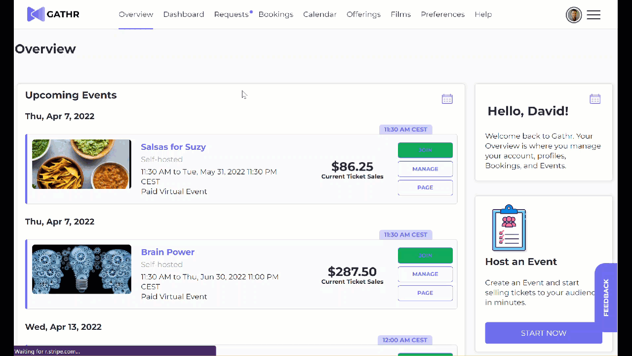 Hamburger Account Settings Payout Info GIF
