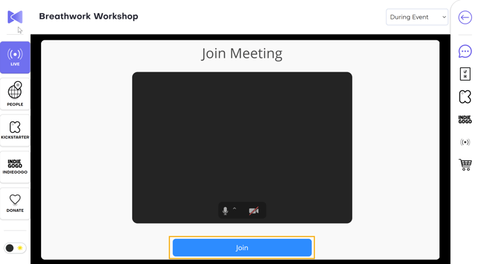 Join Meeting Watch Page